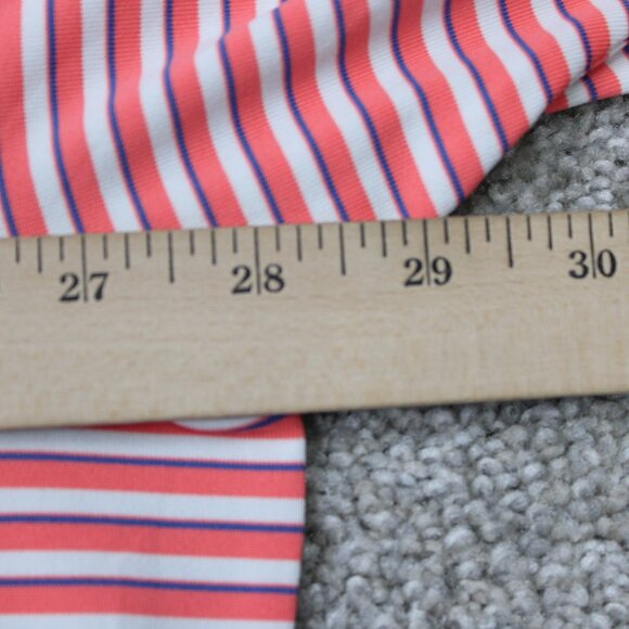 Callaway Opti-Dri Polo Shirt Men 2XL XXL Pink Striped Golf Polyester Stretch S/S - Picture 12 of 16